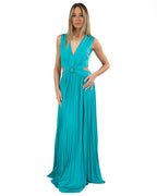 GAUDI - Abito da donna verde plissé