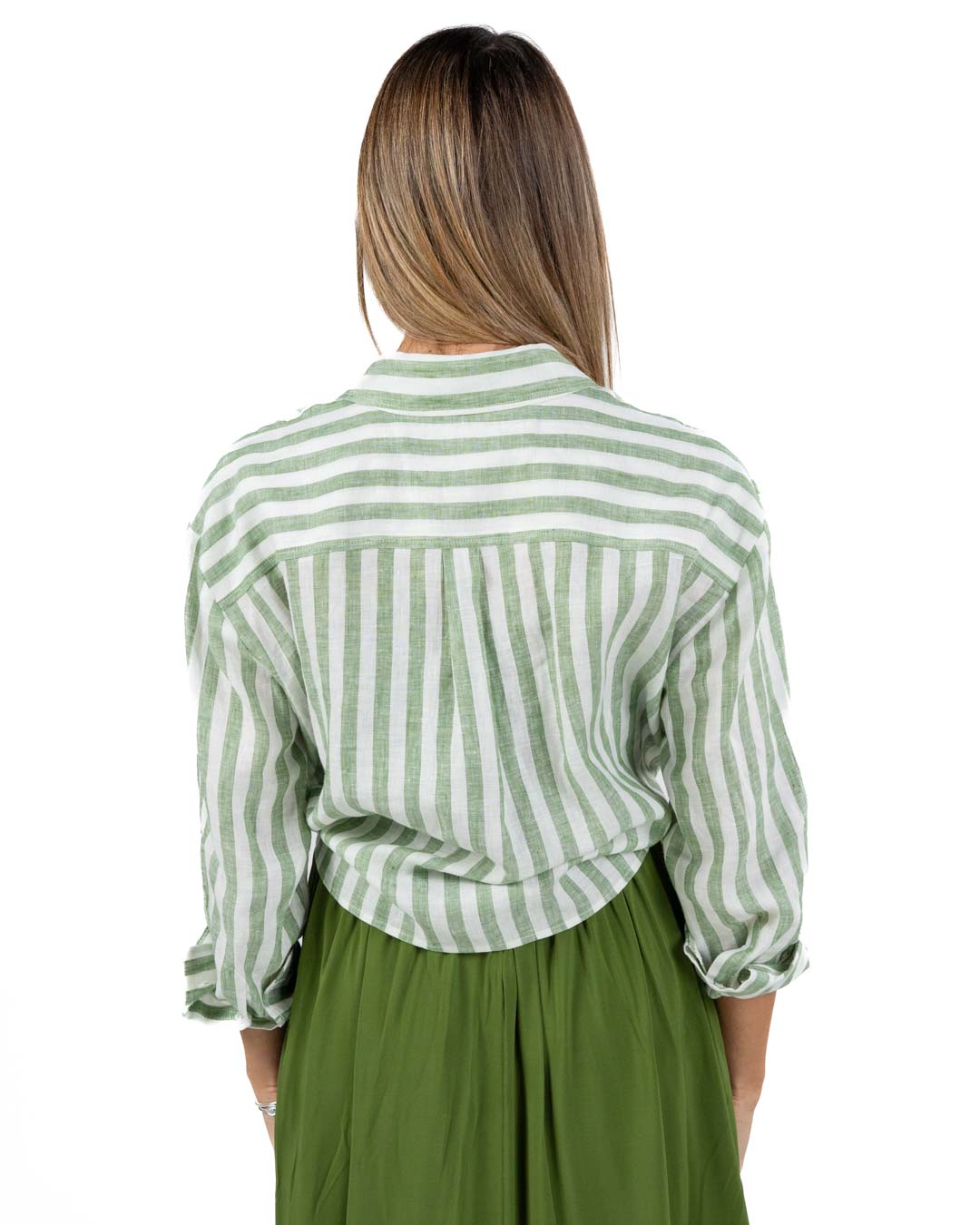 WEEKEND MAX MARA - Camicia in Lino Verde