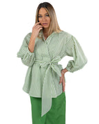 WEKKEND MAX MARA - Gonna Taffetas Verde
