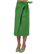 WEKKEND MAX MARA - Gonna Taffetas Verde