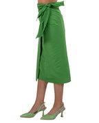 WEKKEND MAX MARA - Gonna Taffetas Verde