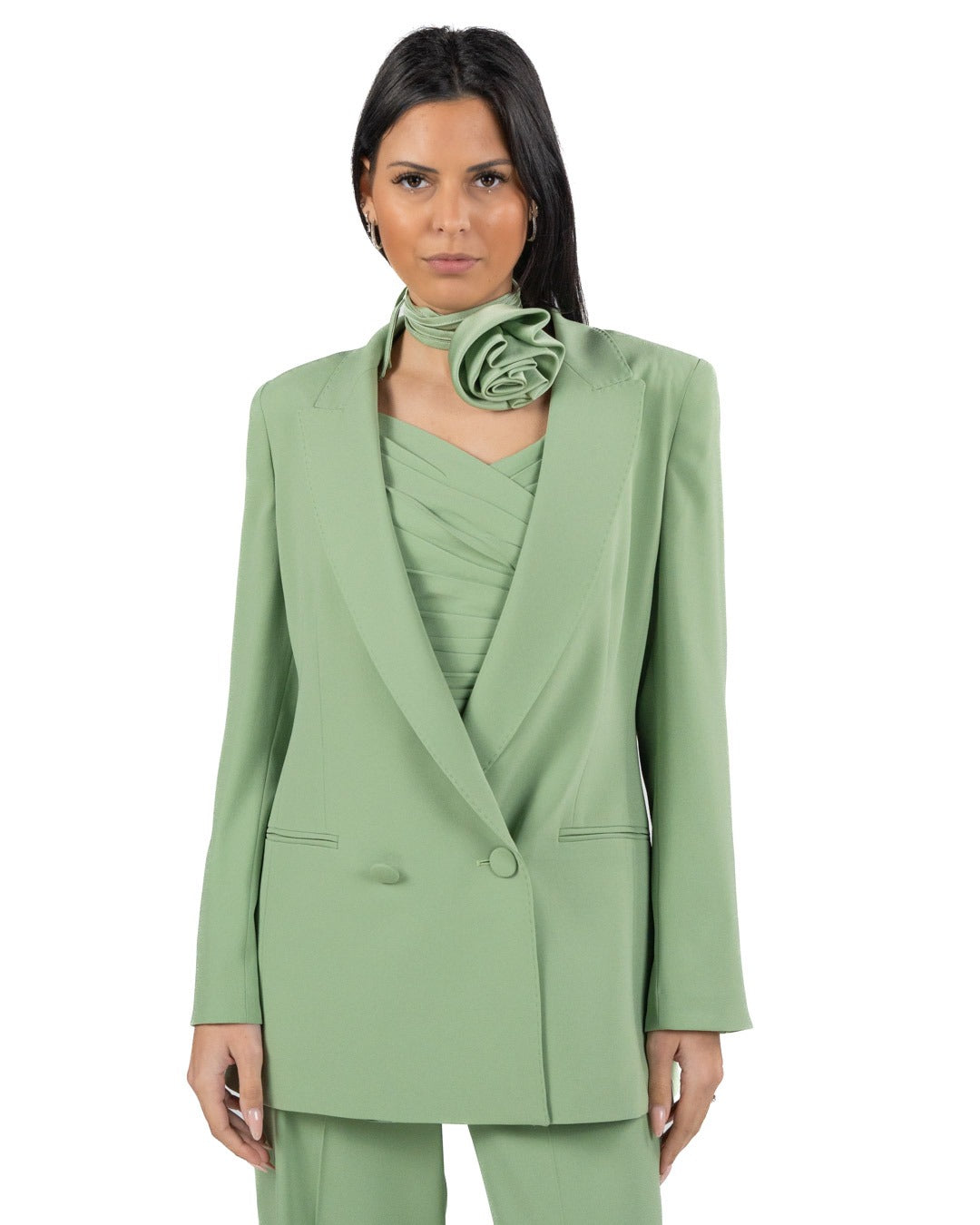 MARELLA - Giacca in Cady Verde