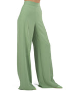 MARELLA - Pantalone Palazzo Crepe Verde