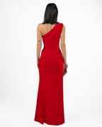BERTI MODE COLLECTION - Abito Monospalla Rosso
