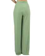 MARELLA - Pantalone Palazzo Crepe Verde