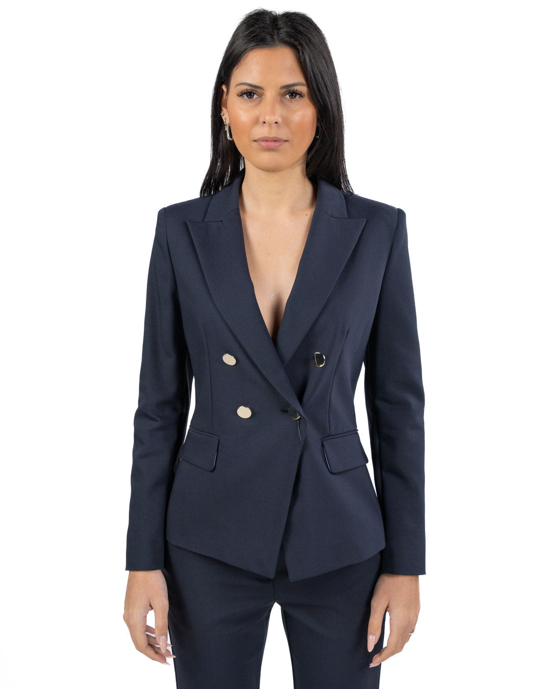 EMME MARELLA - Completo doppiopetto sfiancato blu