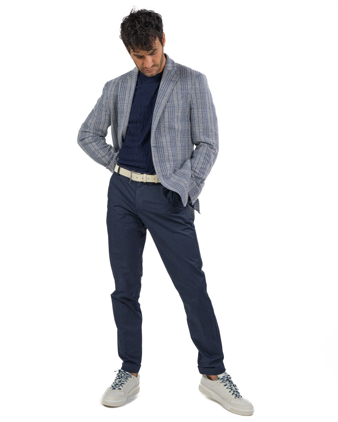ATPCO - Pantalone Chinos Blu