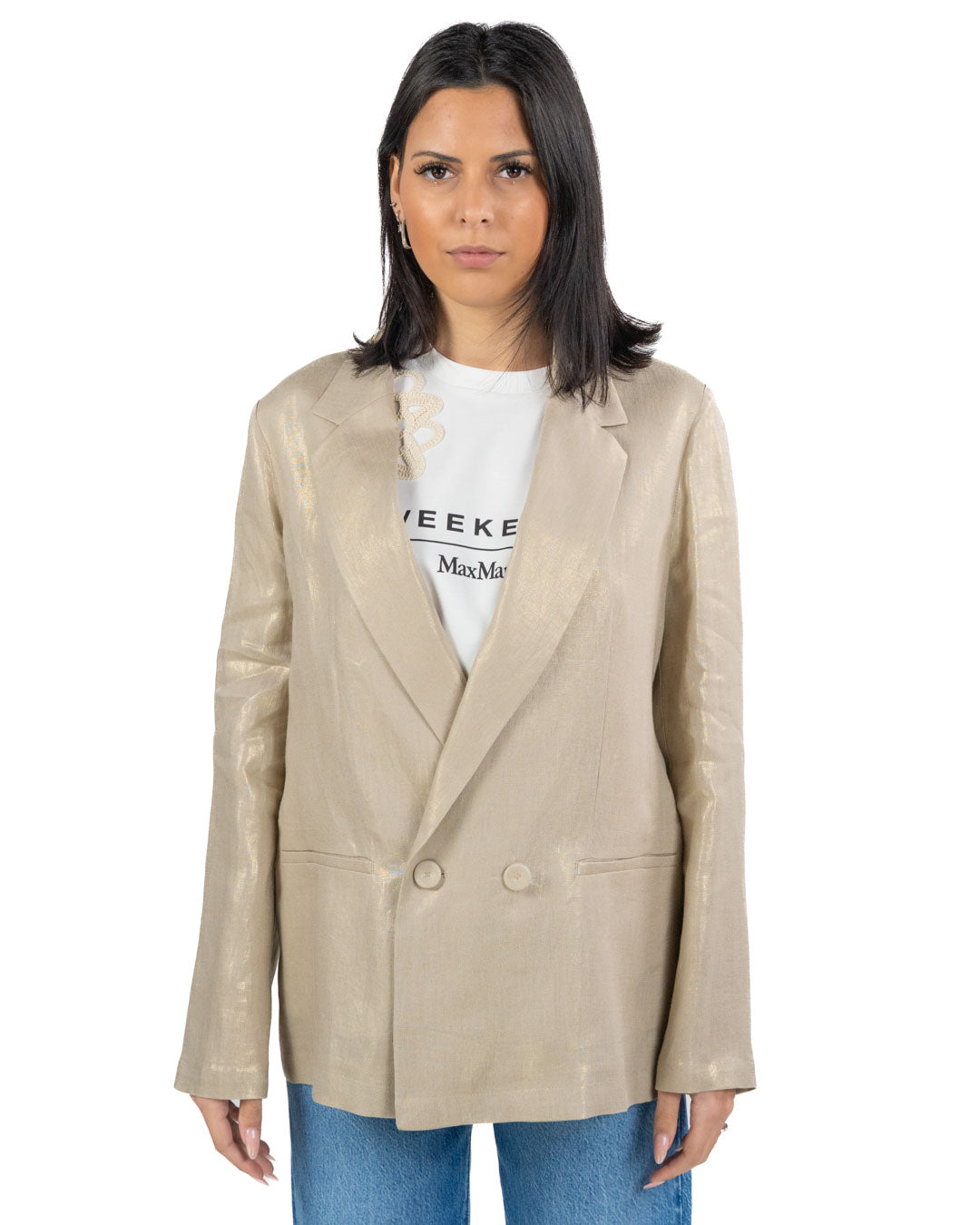 PENNYBLACK - Giacca in Lino Laminato