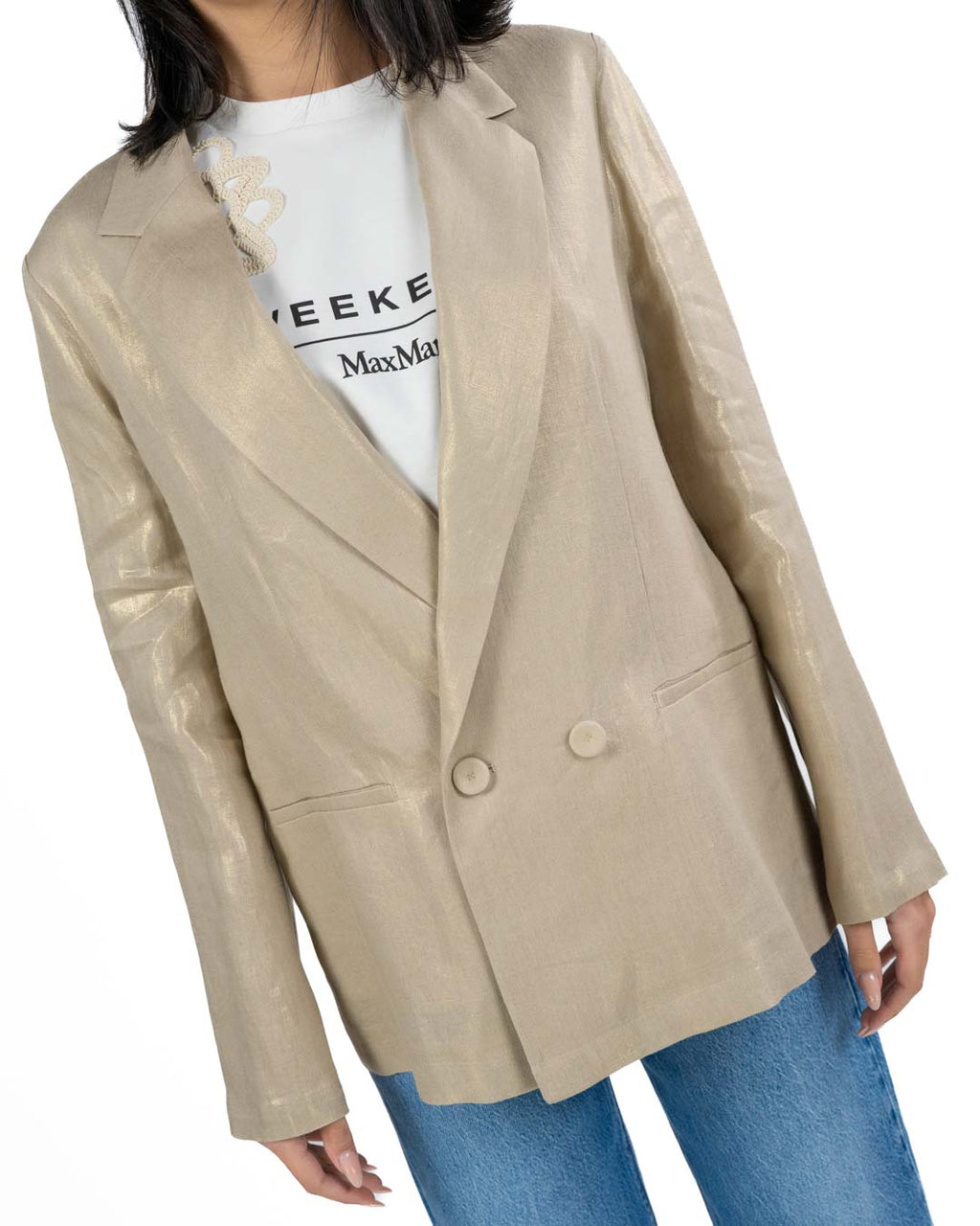 PENNYBLACK - Giacca in Lino Laminato