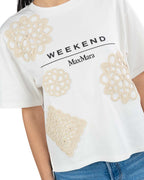 WEEKEND MAX MARA - Maglietta con Ricamo Beige