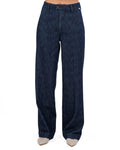 ROY ROGER'S - Pantalone a Palazzo Denim