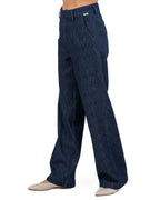 ROY ROGER'S - Pantalone a Palazzo Denim