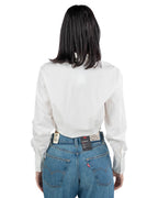 GAUDI - Camicia Crop Bianca