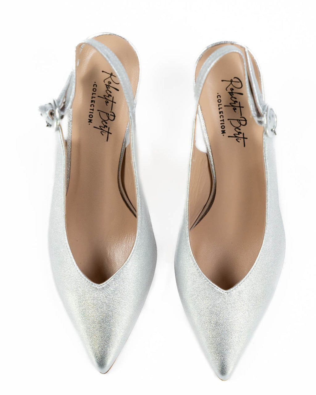 ROBERTO BERTI COLLECTION - Decolletè Brillantini Argento