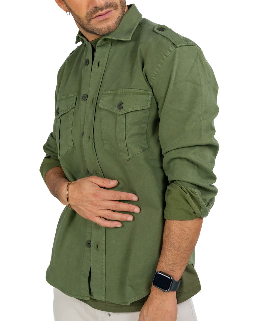 Over/d overshirt verde