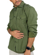 Over/d overshirt verde