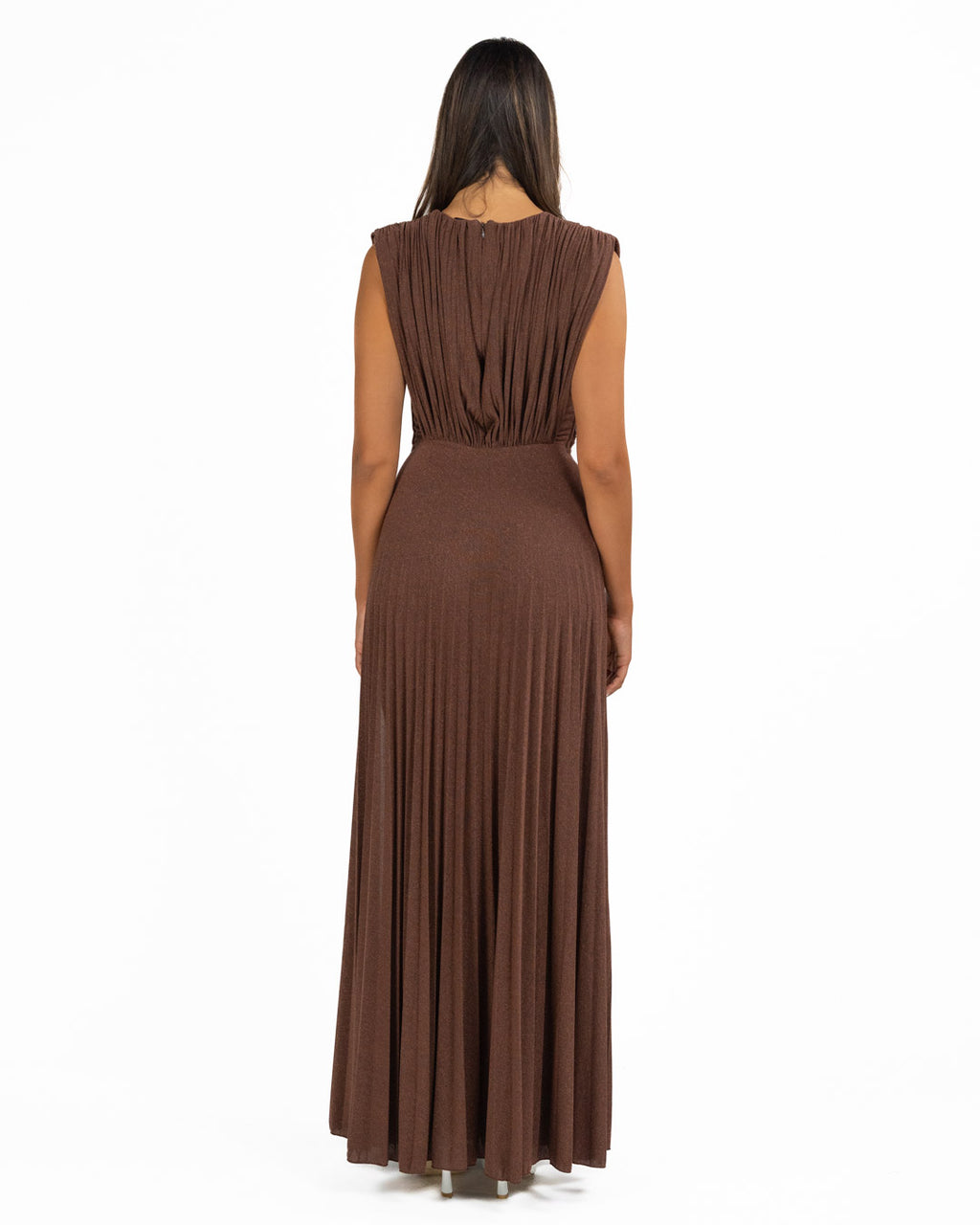 Elisabetta Franchi - Abito lungo caffè