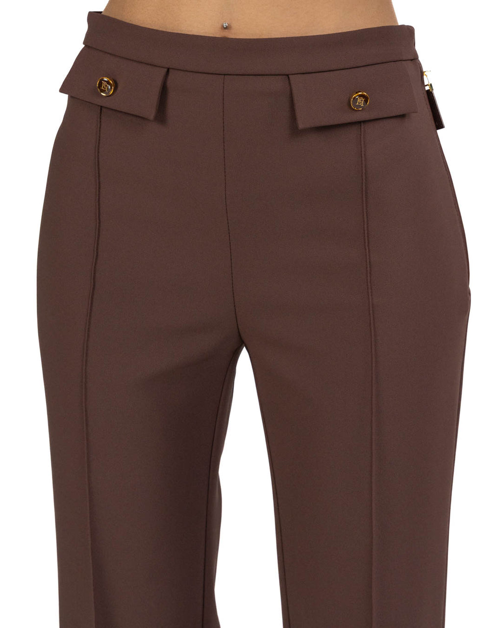 Pantalone Elisabetta Franchi marrone