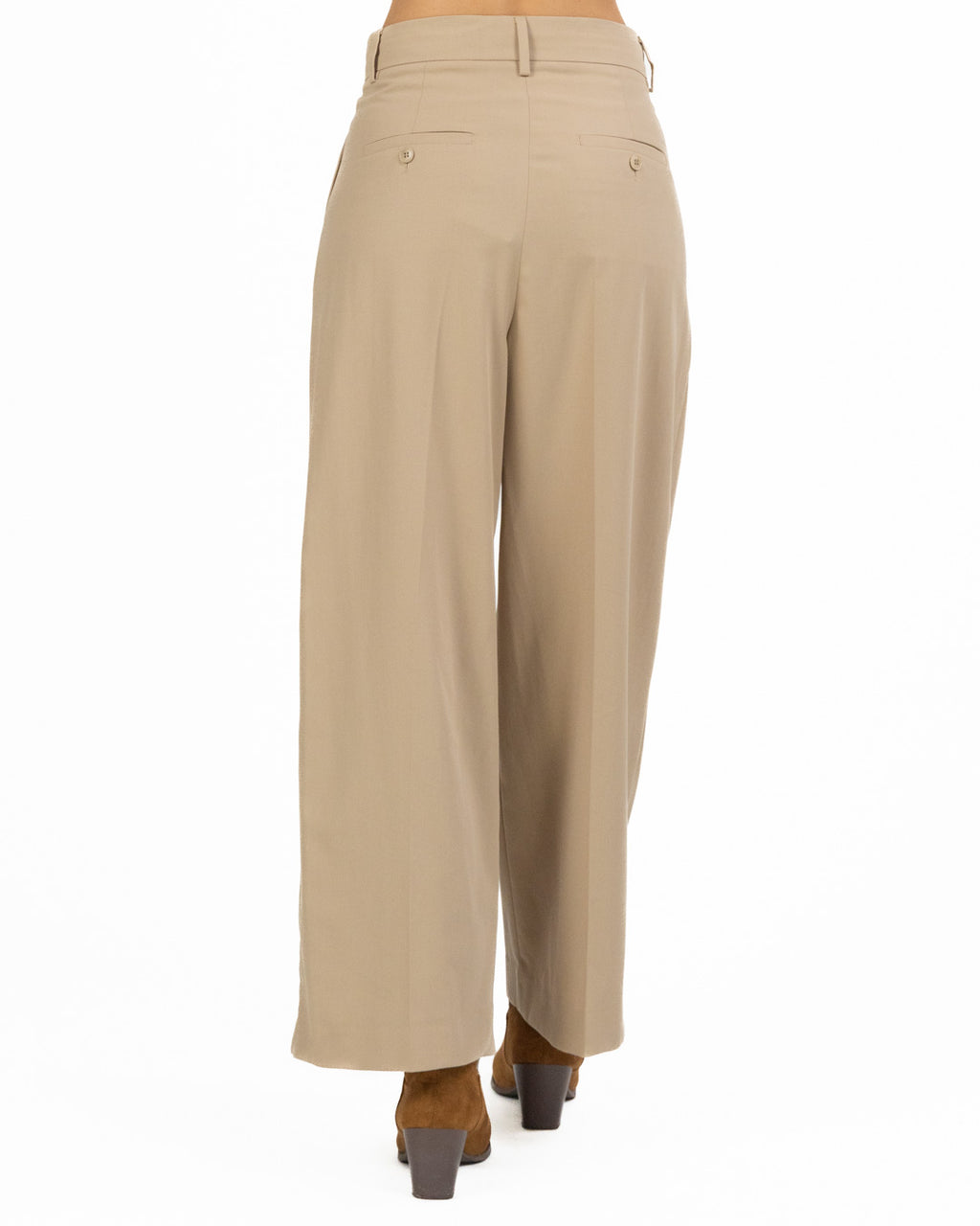 Weekend Max Mara - Pantalone con pence beige
