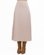 Weekend Max Mara - Gonna lunga in raso cipria