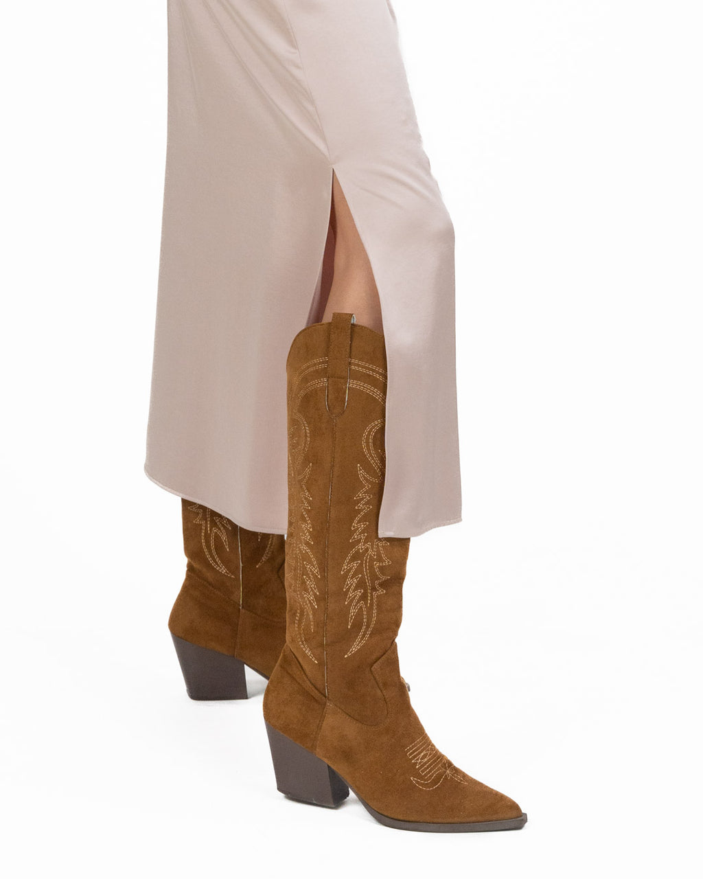 Weekend Max Mara - Gonna lunga in raso cipria