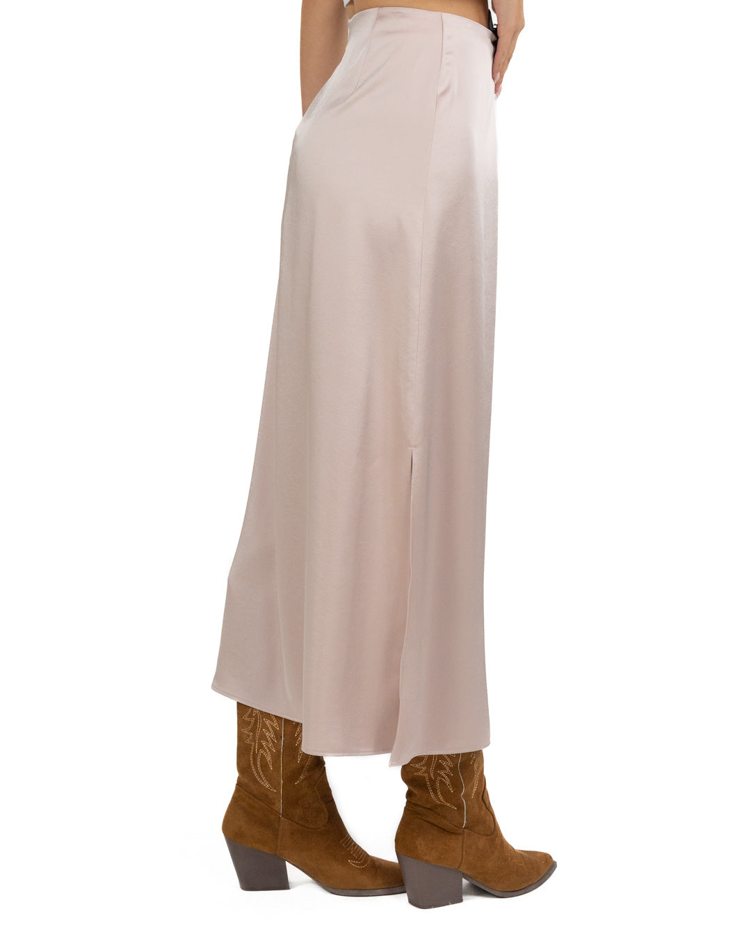 Weekend Max Mara - Gonna lunga in raso cipria