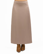 Weekend Max Mara - Gonna lunga in raso marrone