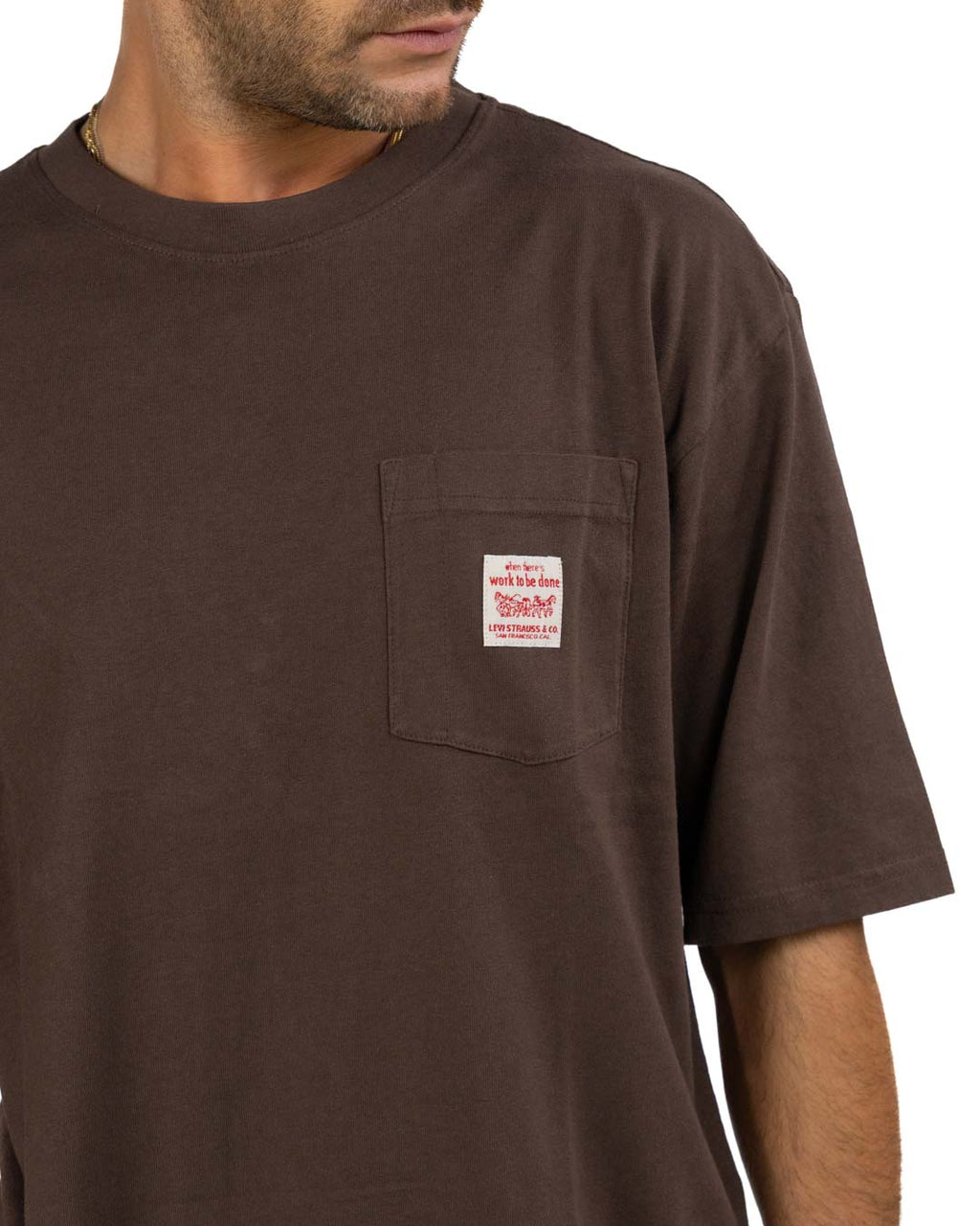 Levi's - T-shirt marrone