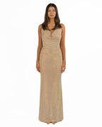 Berti Mode Collection - Abito brillantano champagne