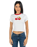Levi's - Top bianco  con stampa