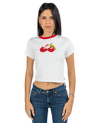 Levi's - Top bianco  con stampa