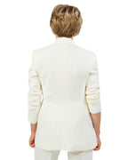 Pennyblack - giacca kimono bianco lana