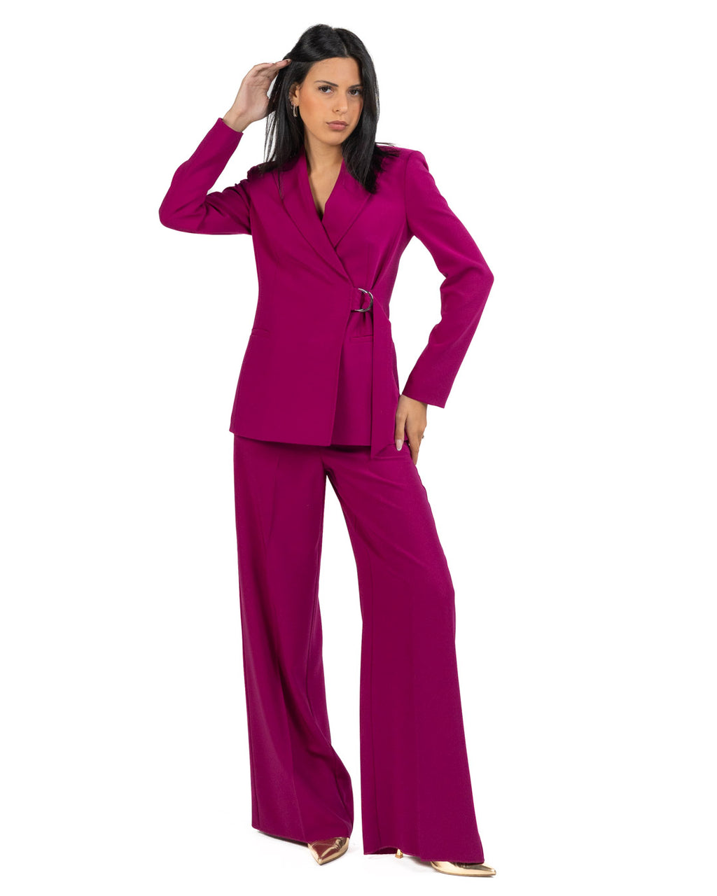 Pennyblack - giacca kimono lampone