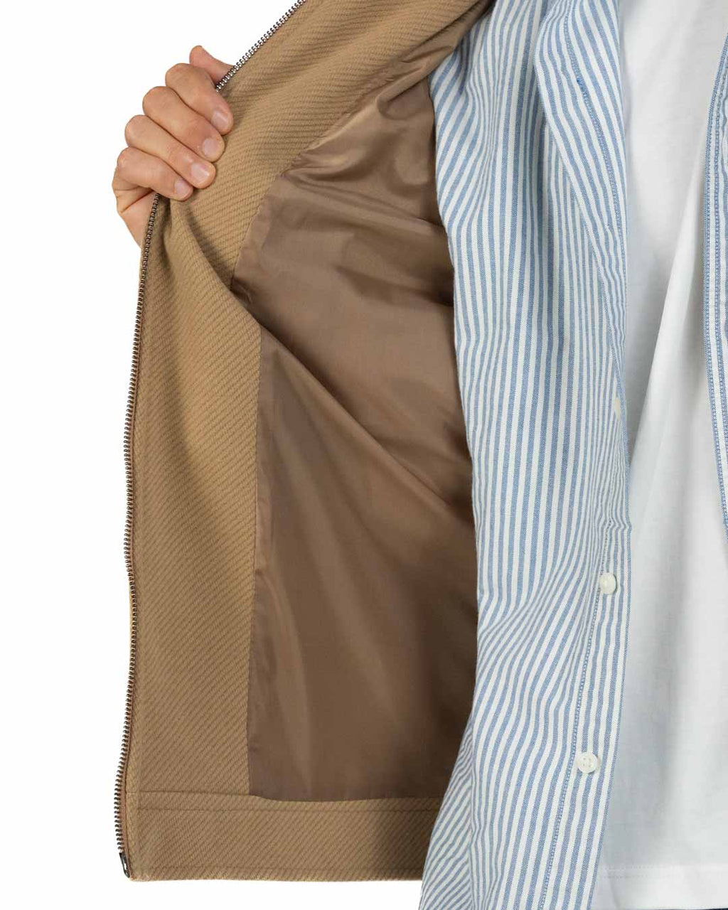 Over/d giubbino cammello