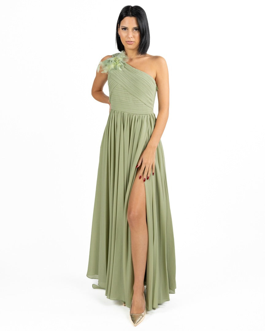 Berti Mode Collection - Abito lungo salvia