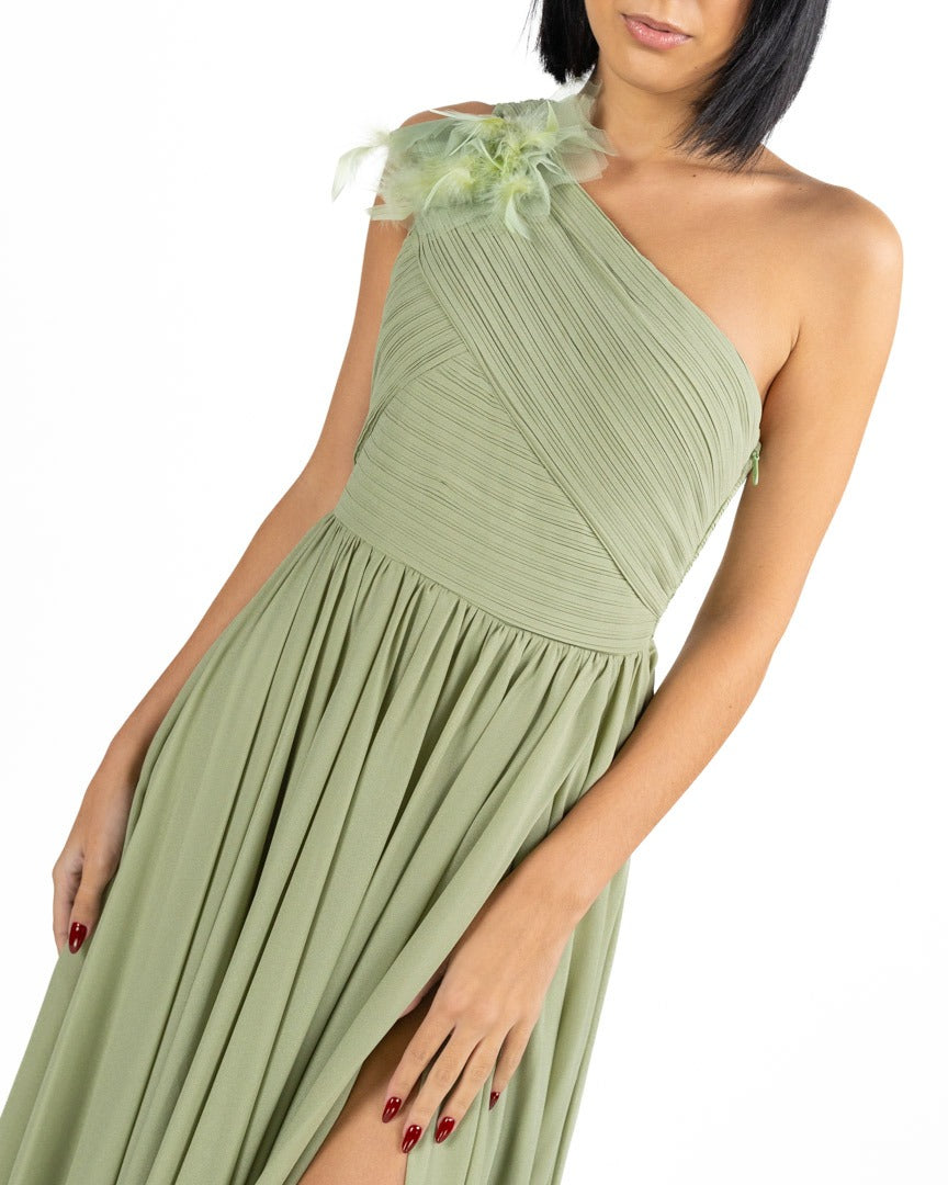 Berti Mode Collection - Abito lungo salvia