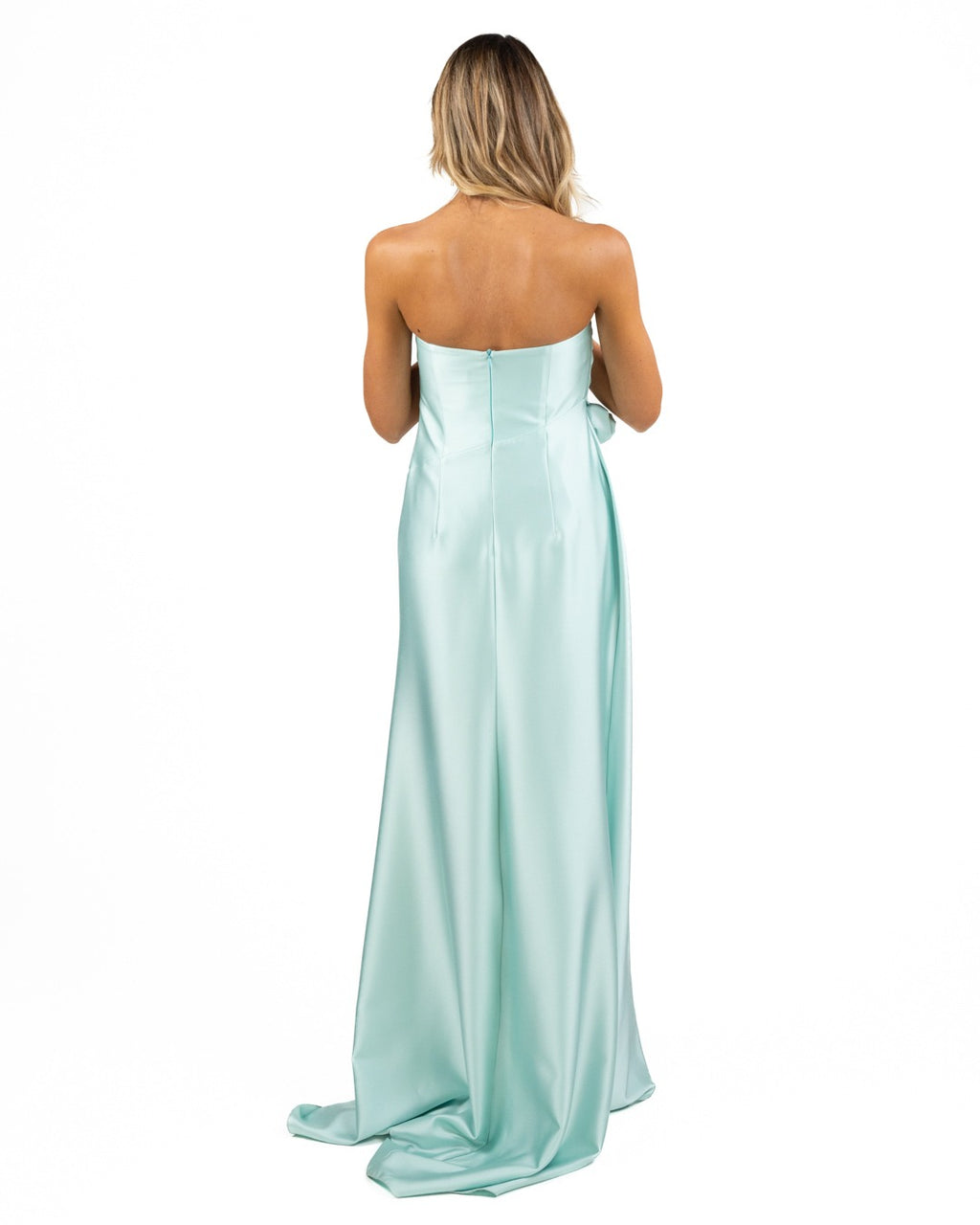 Solo Gioie - Abito menta raso