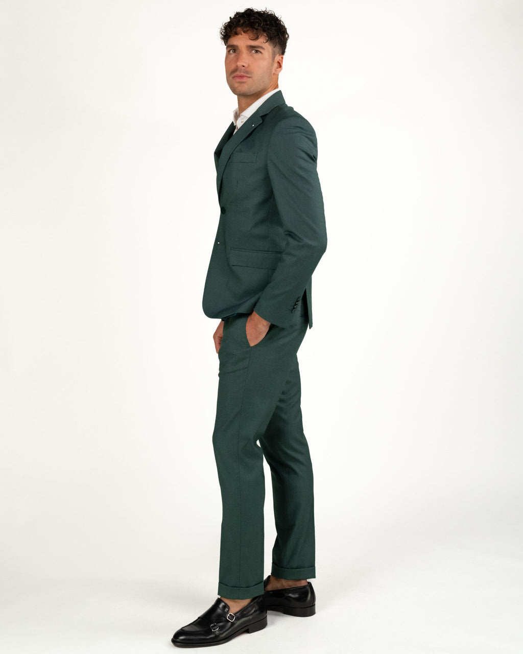 Langella - Completo verde grisaglia