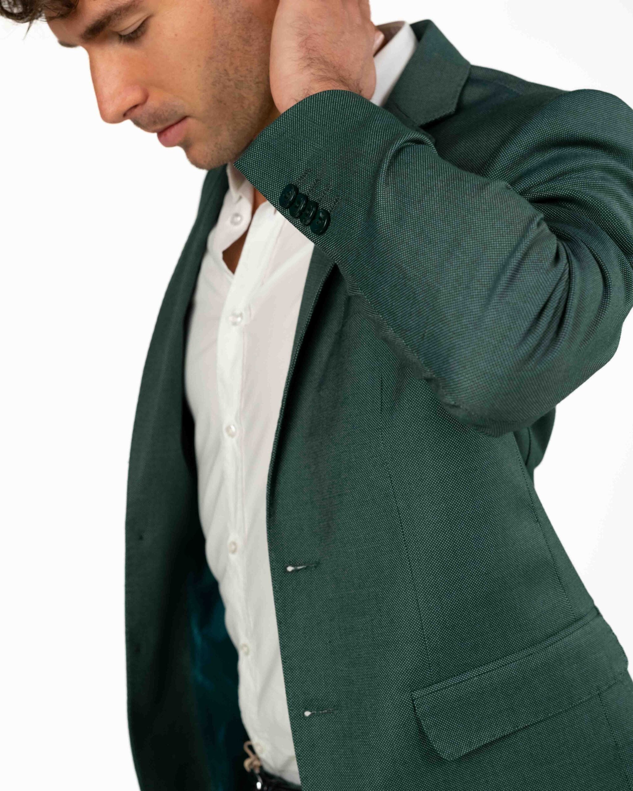 Langella - Completo verde grisaglia