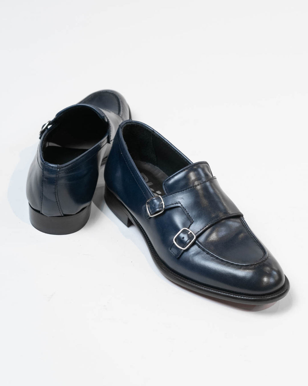 Paul Klim's - Mocassino blu con fibbie