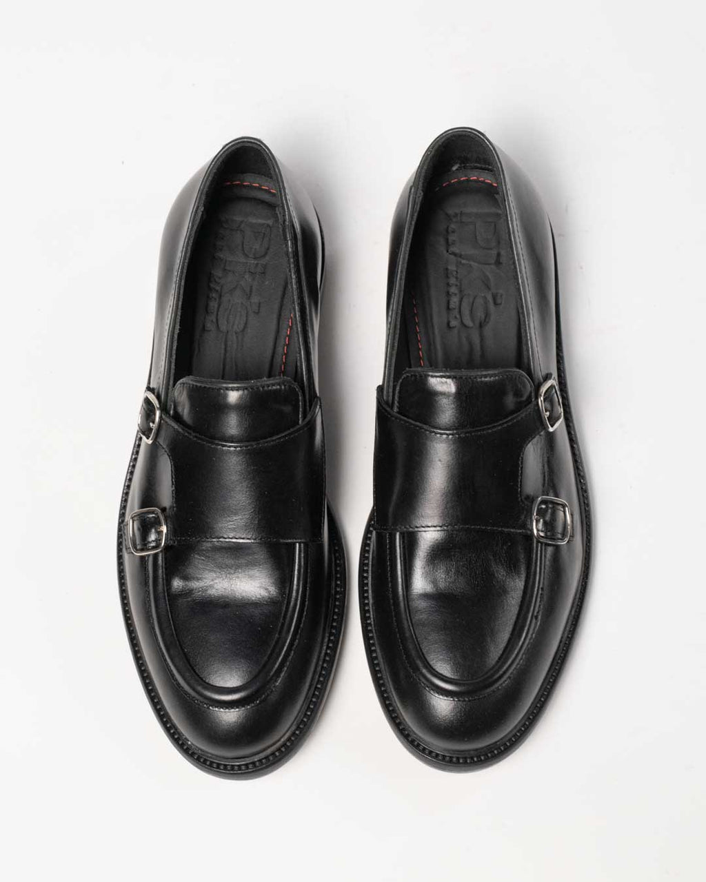 Paul Klim's - Mocassino nero con fibbie