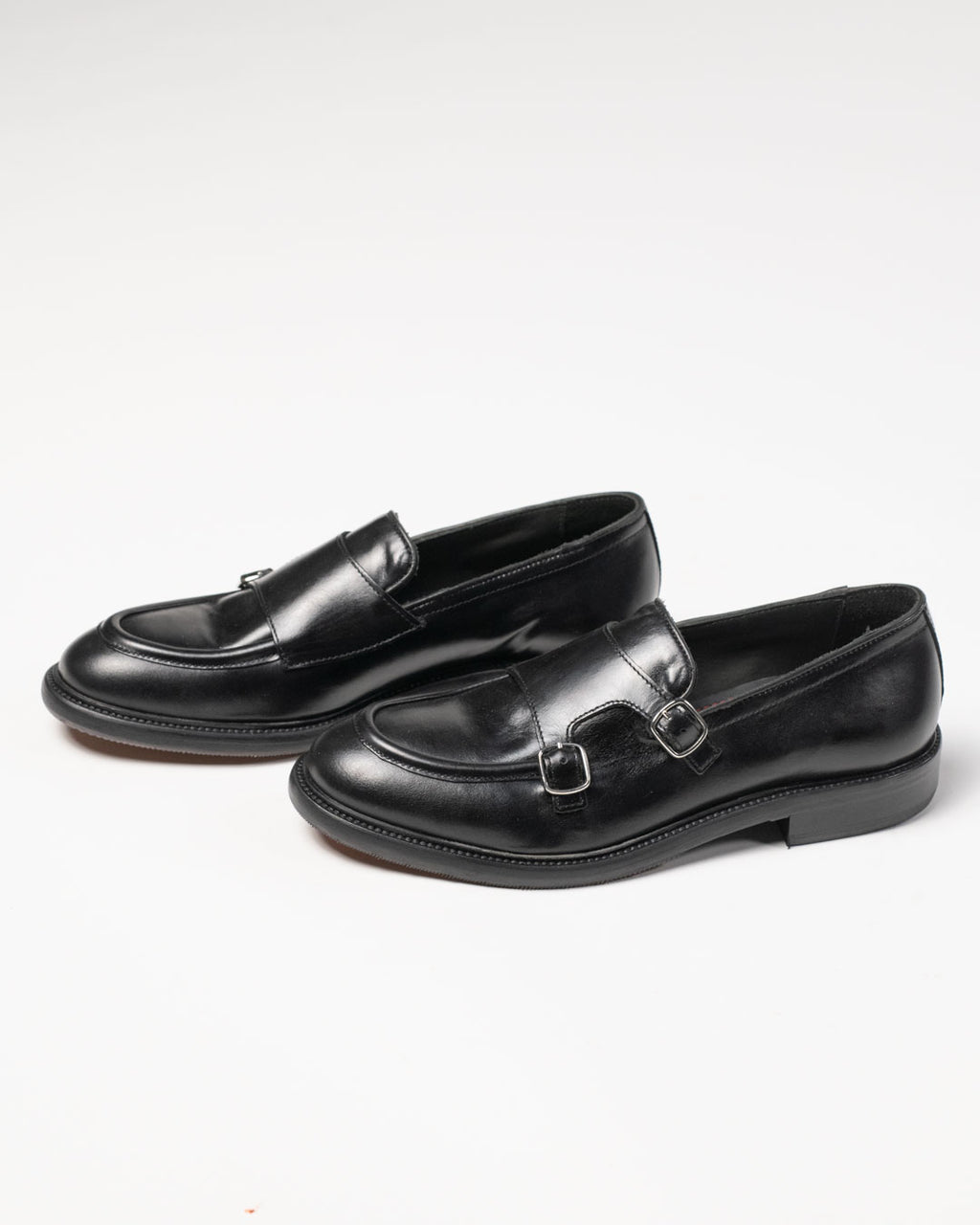 Paul Klim's - Mocassino nero con fibbie