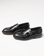 Paul Klim's - Mocassino nero con fibbie