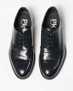 Paul Klim's - Derby lucido tinta unita blu notte