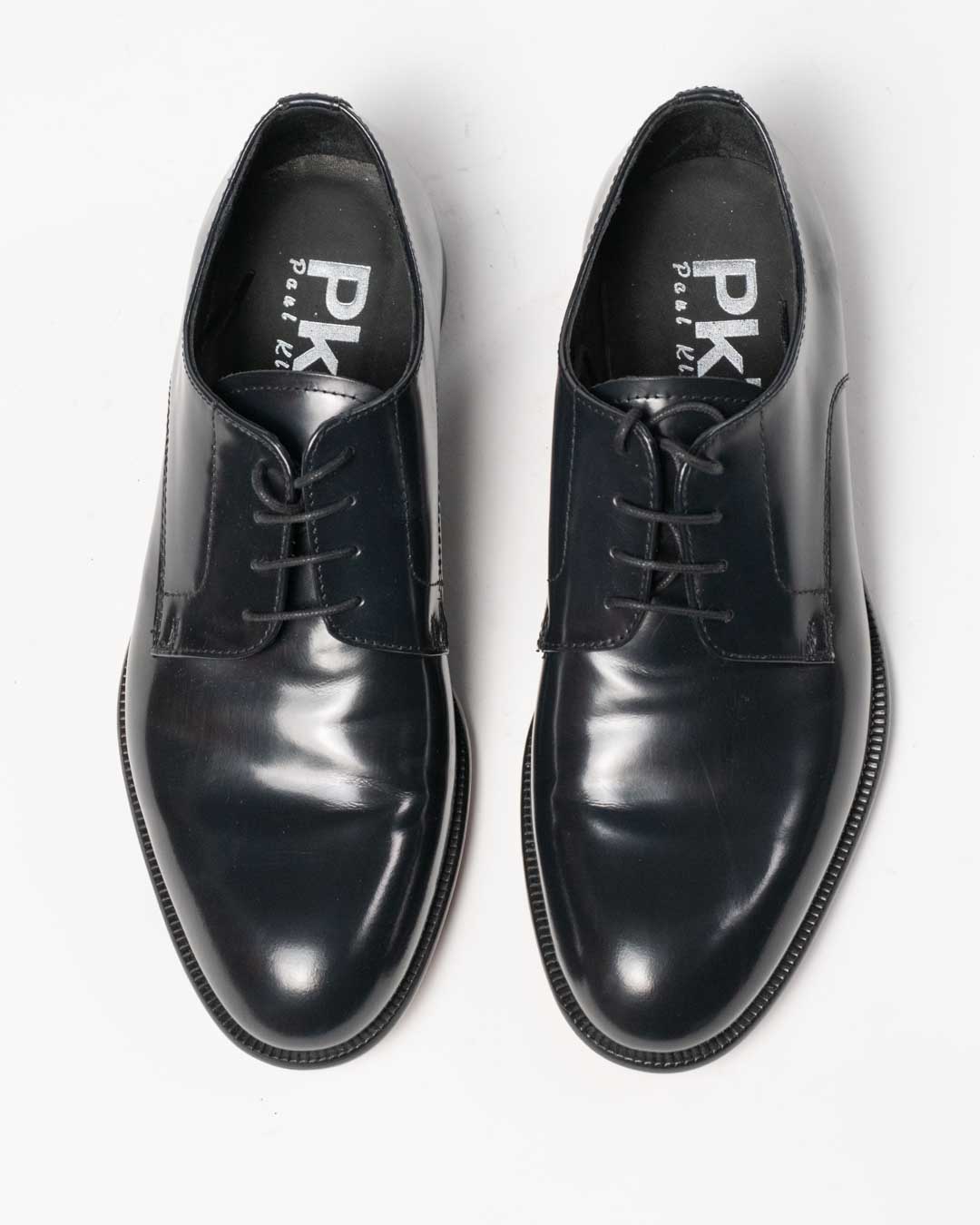 Paul Klim's - Derby lucido tinta unita blu notte