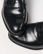 Paul Klim's - Derby lucido tinta unita blu notte