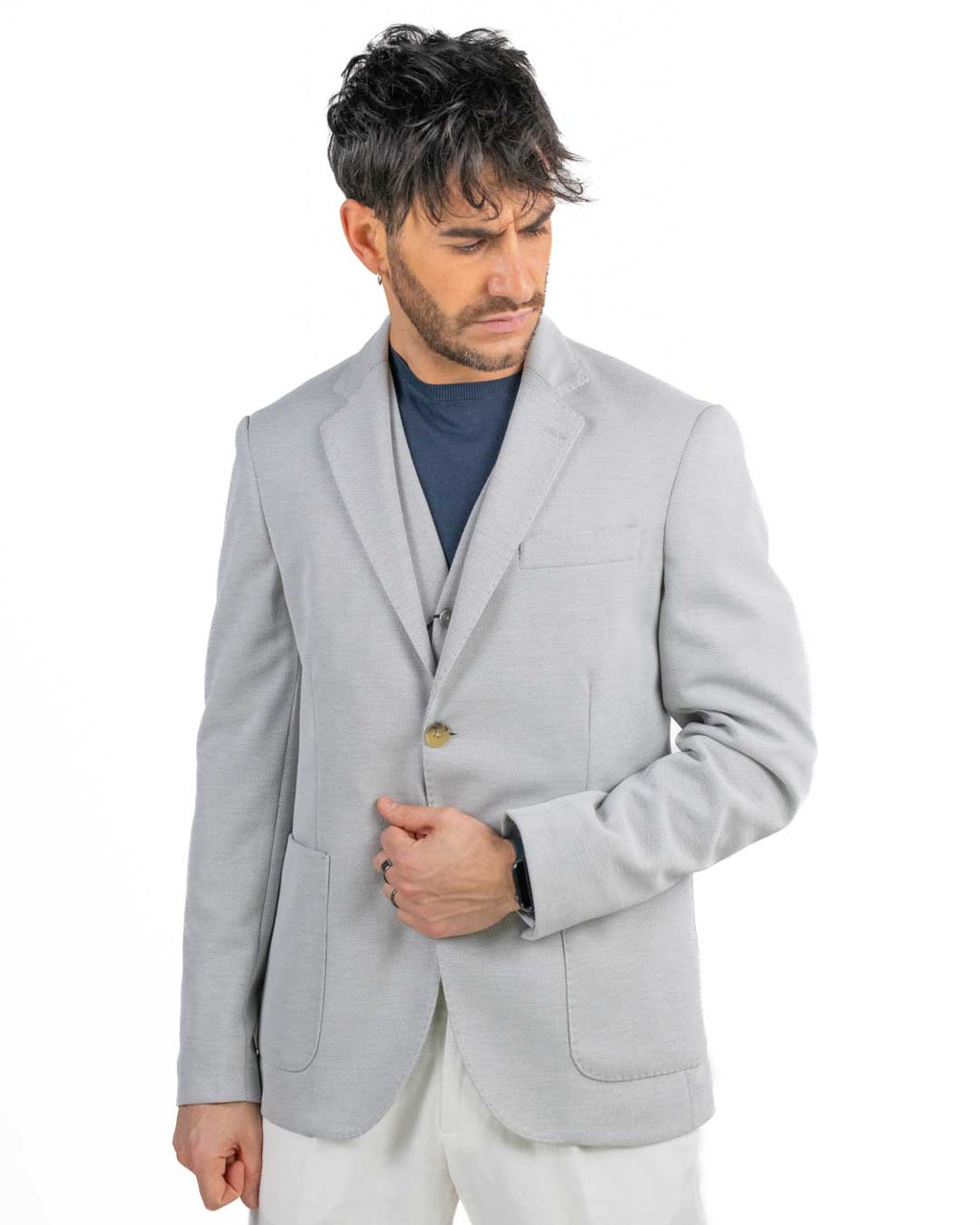 Berti Mode Collection - Gilet grigio