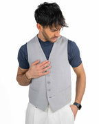 Berti Mode Collection - Gilet grigio