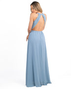 Berti Mode Collection - Abito lungo azzurro