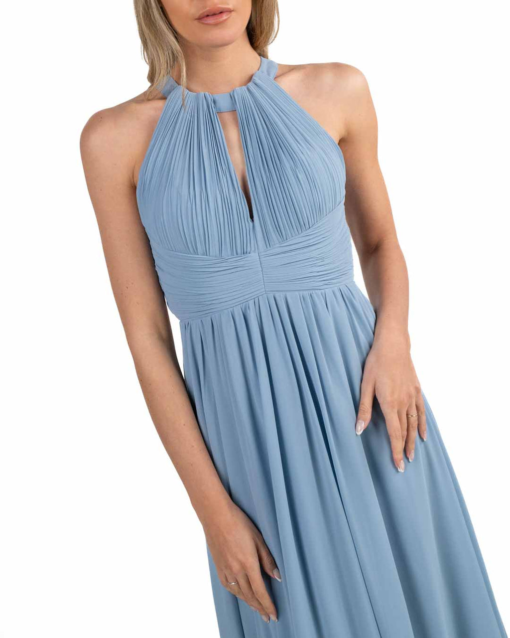 Berti Mode Collection - Abito lungo azzurro